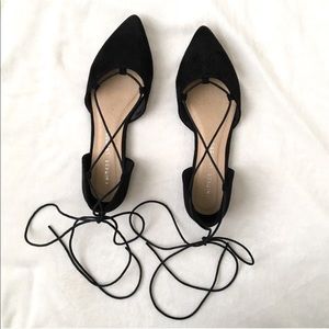 Chinese laundry lace up pointed flats